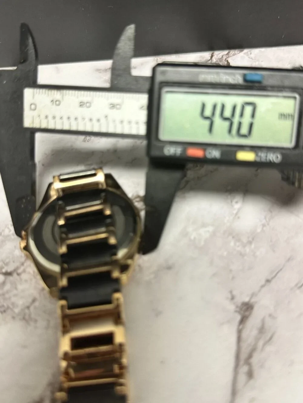 Akribos XXIV Watch Women Rose Gold Tone Black AK514RG New Battery 6.75